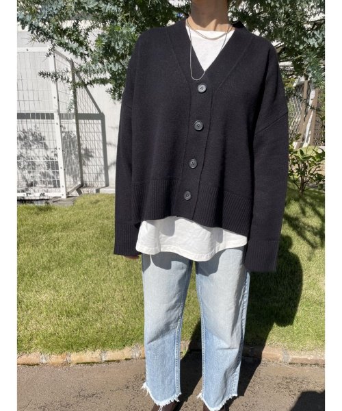 BLACK BY MOUSSY(ブラックバイマウジー)/trinity basic cardigan/img02