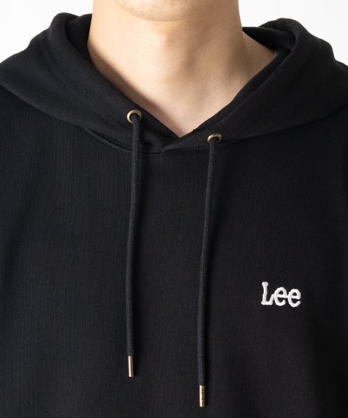 Lee(Lee)/【LEE】　リー　ミニロゴ　刺繍＆フードビッグプリント　プルパーカー/ヘビーオンス/ビッグシルエット/img06