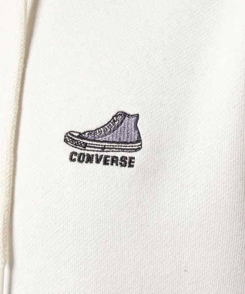 CONVERSE(コンバース)/【CONVERSE】　コンバース　ワンポイント　シューズ刺繍　長袖　プルパーカー/アメカジ/ストリート/img07