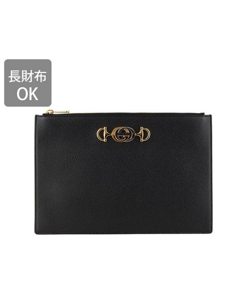 GUCCI(グッチ)/【GUCCI(グッチ)】GUCCI グッチ ZUMI Grainy Leather Clutch/img01