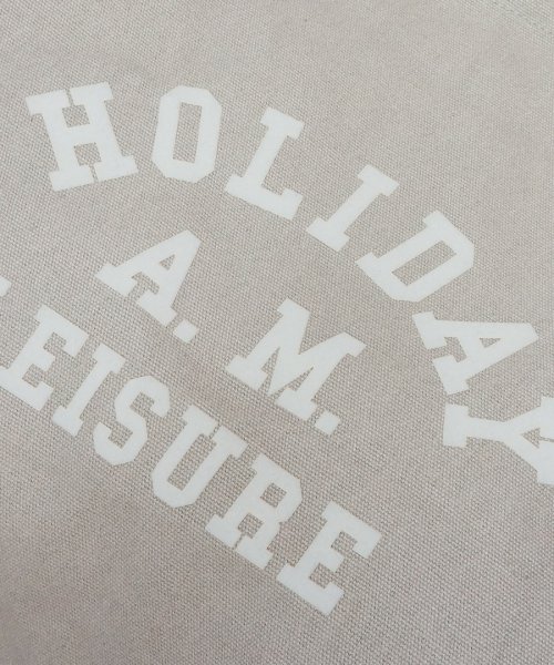 Holiday A.M.(ホリデーエーエム)/バッグ ショルダーバッグ 2WAY レディース メンズ フロッキープリント キャンバス 帆布 Holiday A.M./img12