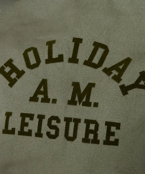 Holiday A.M.(ホリデーエーエム)/バッグ トートバッグ トート レディース メンズ フロッキープリント キャンバス 帆布 Holiday A.M./img07