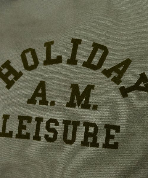 Holiday A.M.(ホリデーエーエム)/バッグ トートバッグ トート レディース メンズ フロッキープリント キャンバス 帆布 Holiday A.M./img11