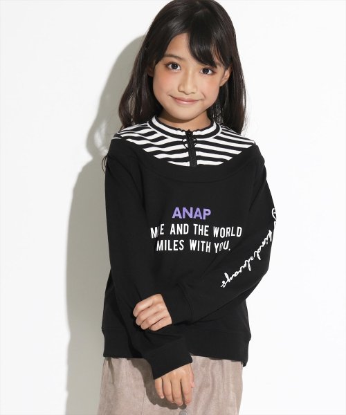 ANAP KIDS(アナップキッズ)/ハートジップドッキングトップス/img01