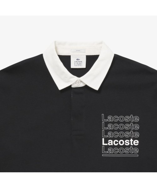 LACOSTELIVE MENS(ラコステライブ　メンズ)/LACOSTE L!VE ネームプリントラガーシャツ/img02