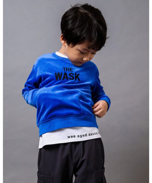 WASK(ワスク)/ななめポケット トレーナー + ロゴ Tシャツ セット (100~160cm)/img02