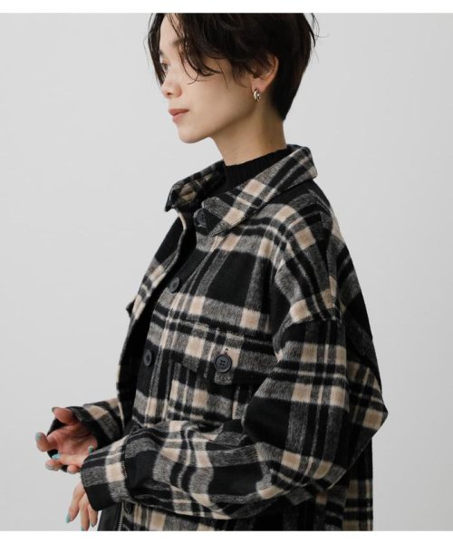 AZUL by moussy(アズールバイマウジー)/CHECK PATTERN FLANNEL SHIRT/img11