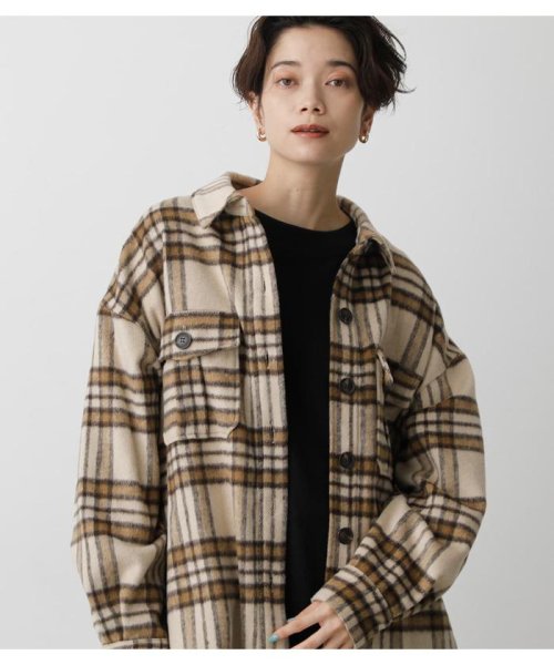 AZUL by moussy(アズールバイマウジー)/CHECK PATTERN FLANNEL SHIRT/img20