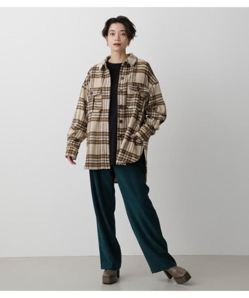 AZUL by moussy(アズールバイマウジー)/CHECK PATTERN FLANNEL SHIRT/img21