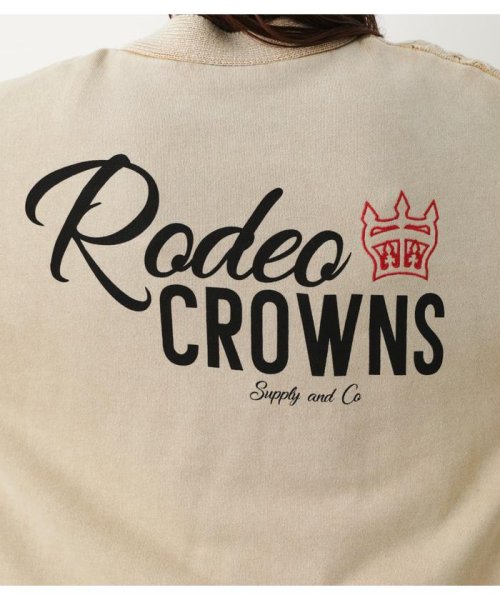 RODEO CROWNS WIDE BOWL(ロデオクラウンズワイドボウル)/(WEB限定)加工ケーブルドッキングニットカーディガンWL/img08