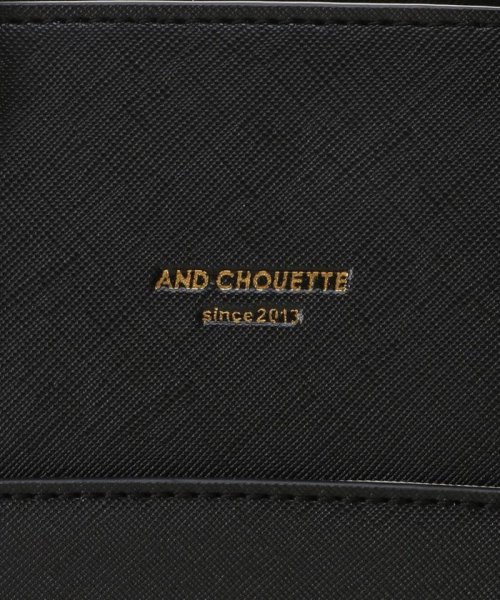 & chouette(アンドシュエット)/※ついに入荷※《推し事バッグ》クリアポケット付きスクエアトートバッグ/img10