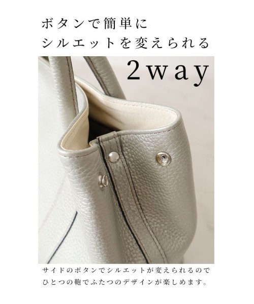 Sawa a la mode(サワアラモード)/2way使える日本製本革ハンドバッグ/img09