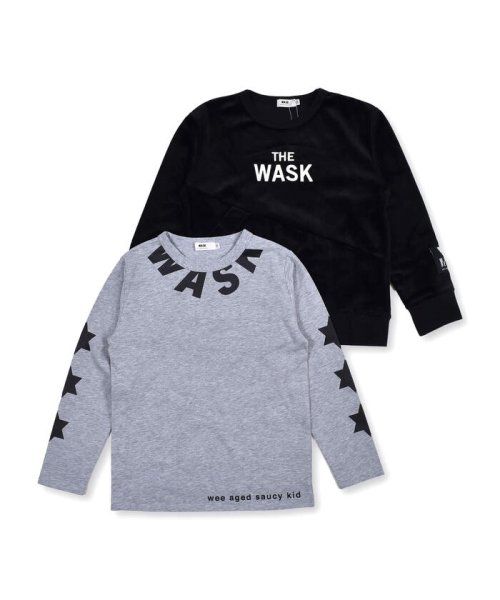WASK(ワスク)/ななめポケット トレーナー + ロゴ Tシャツ セット (100~160cm)/img04