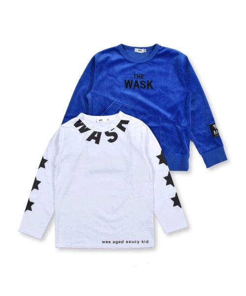 WASK(ワスク)/ななめポケット トレーナー + ロゴ Tシャツ セット (100~160cm)/img13