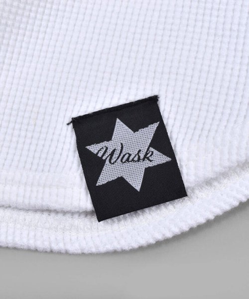 WASK(ワスク)/胸ポケット付き ロゴテープ ワッフル Tシャツ (100~160cm)/img07
