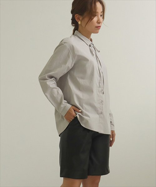 AULI(アウリィ)/【低身長向けサイズ】タイリボンシャツ/img12