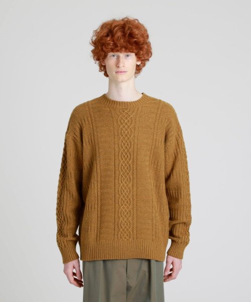 Grey Label ミックスケーブルニット メンズファッション 阪急百貨店公式通販 阪急 Men S Online Store