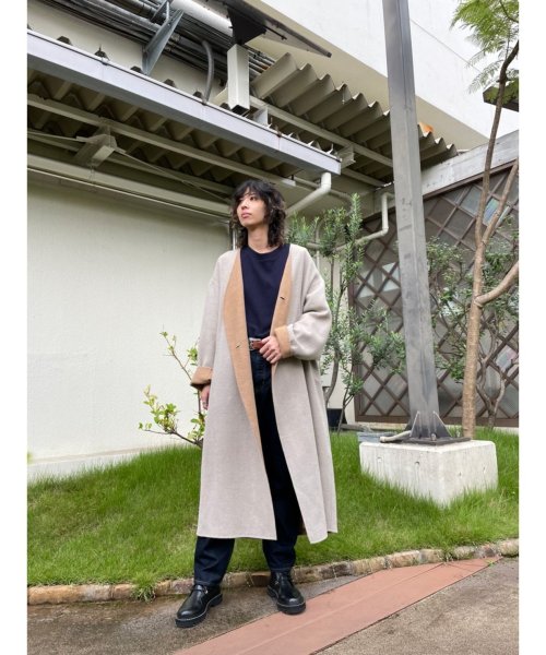 BLACK BY MOUSSY(ブラックバイマウジー)/rever long coat/img05