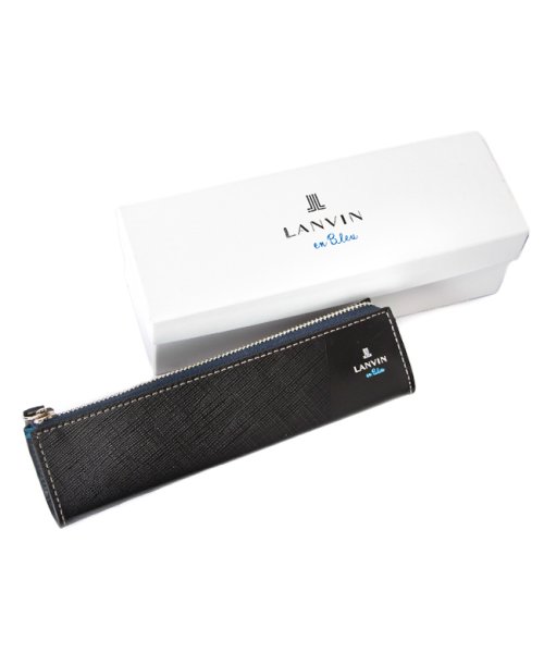 LANVIN(ランバン)/ランバンオンブルー ペンケース おしゃれ シンプル 大人 革 本革 レザー ブランド メンズ レディース LANVIN en Bleu 555618/img13