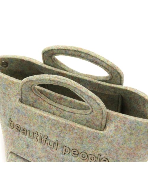 ビューティフルピープル beautiful people トートバッグ recycled felt assemble bag 611963 