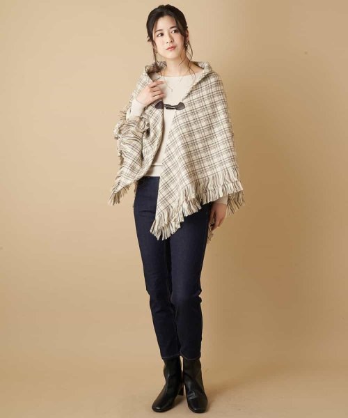 セール トグルボタン付き大判ストール オフオン Ofuon Magaseek