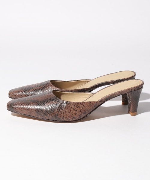 BAYCREW'S GROUP LADIES OUTLET(ベイクルーズグループアウトレットレディース)/MARI GIUDICELLI PYTHON MULE/img01