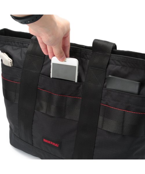 ブリーフィング バッグ トート トートバッグ メンズ ブランド 持ち手 長め 大きめ ナイロン A4 B4 BRIEFING BRA211T17 MODULEWARE ｜約 クッション材搭載