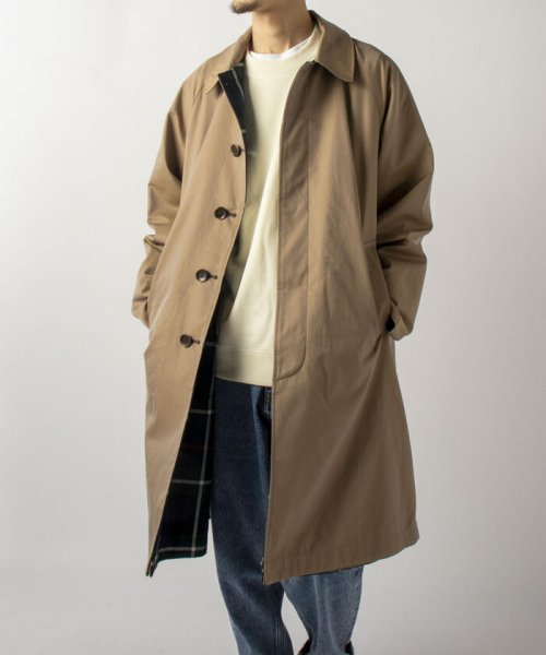 GLOSTER(GLOSTER)/【Kinloch Anderson】Single sleeve REVERSIBLE COAT/img10