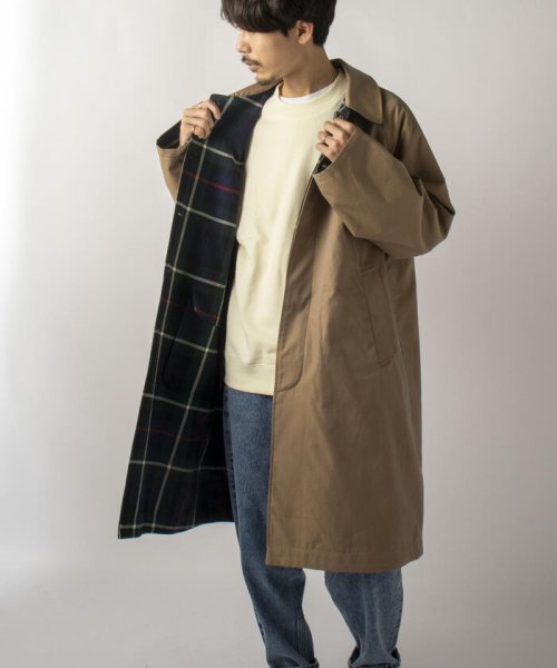 GLOSTER(GLOSTER)/【Kinloch Anderson】Single sleeve REVERSIBLE COAT/img20