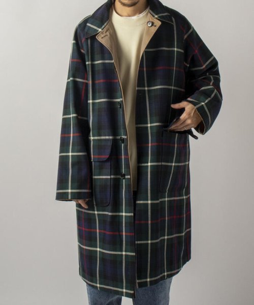 GLOSTER(GLOSTER)/【Kinloch Anderson】Single sleeve REVERSIBLE COAT/img23