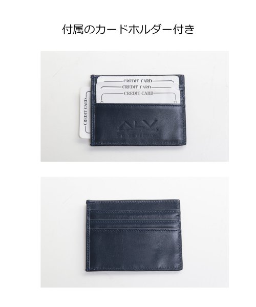sankyoshokai(サンキョウショウカイ)/[ALV]コットンデニムラウンドファスナー折り財布/img08
