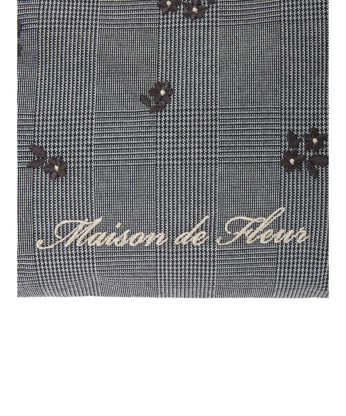 Maison de FLEUR(メゾンドフルール)/チェックフラワー刺繍ポーチ/img06