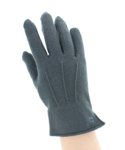 milaschon(ミラ・ショーンテブクロ)/ミラショーン milaschon メンズ 手袋 シンプル カシミヤ混 日本製 五本指 サイドスリット 紳士 男性用/img01
