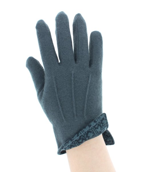 milaschon(ミラ・ショーンテブクロ)/ミラショーン milaschon メンズ 手袋 シンプル カシミヤ混 日本製 五本指 サイドスリット 紳士 男性用/img03