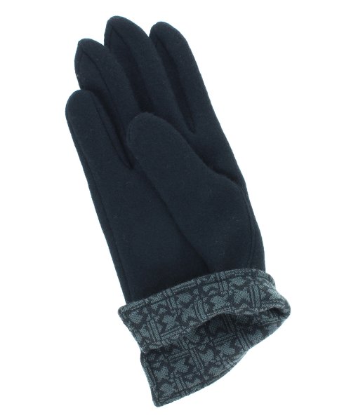 milaschon(ミラ・ショーンテブクロ)/ミラショーン milaschon メンズ 手袋 シンプル カシミヤ混 日本製 五本指 サイドスリット 紳士 男性用/img06