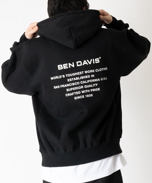 BEN DAVIS(BEN DAVIS)/【BEN DAVIS】　ベンデイビス　ICON　長袖　プルパーカー/img03