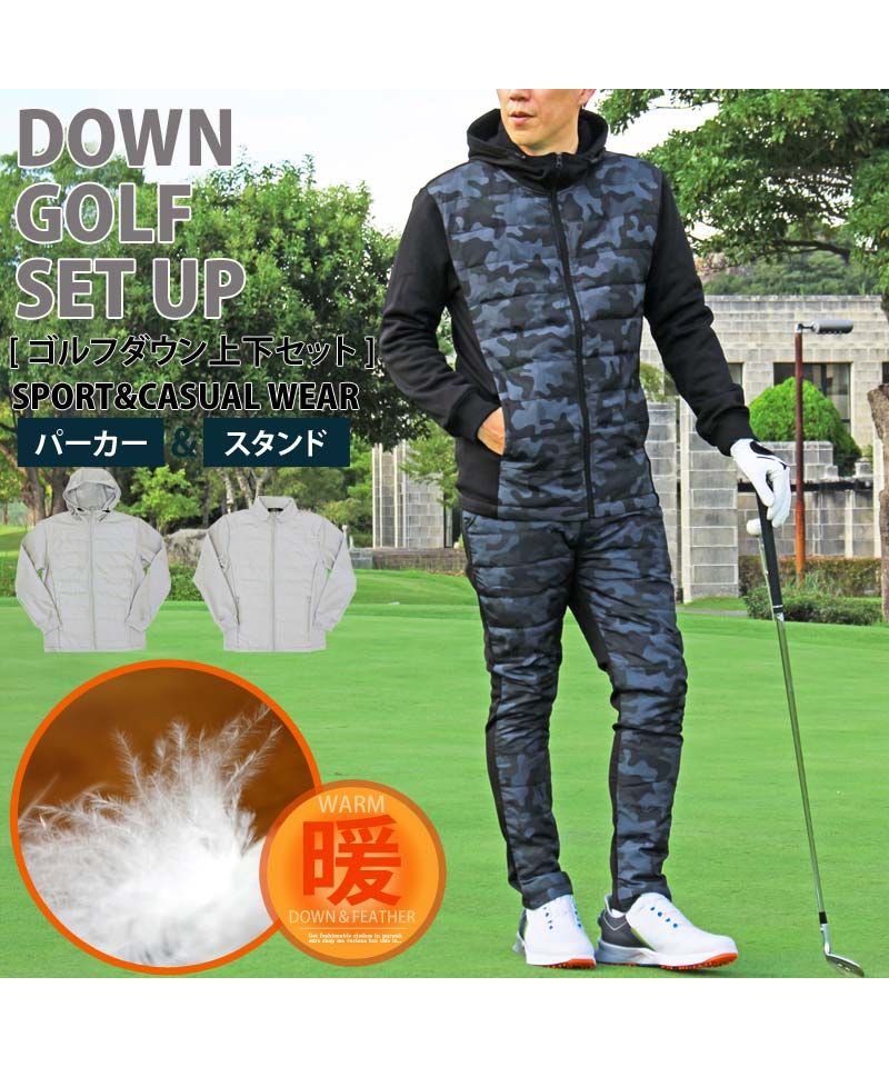 人気セール，新作 ゴルフウェア セットアップ メンズ 上下セット