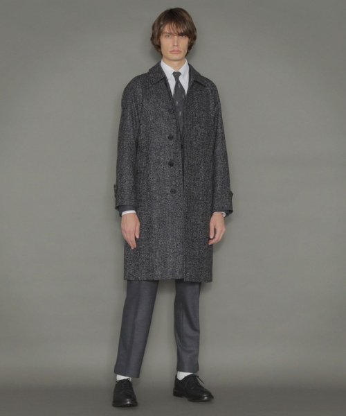 MACKINTOSH LONDON(MACKINTOSH LONDON（メンズ）)/【CERRUTI/チェルッティ】ヘリンボーンツイードバルマカーンコート/img01