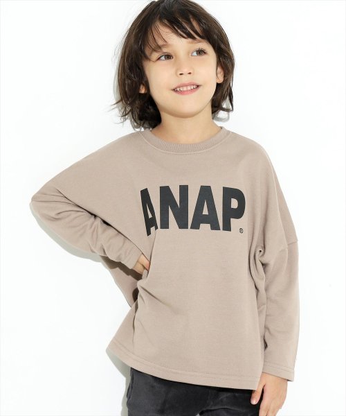 ANAP KIDS(アナップキッズ)/ANAPロゴプリントミニ裏毛トップス/img14