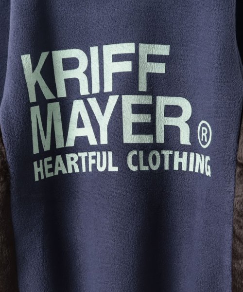 KRIFF MAYER(クリフ メイヤー)/ぬくのびロゴクルー（120~170cm）/img03