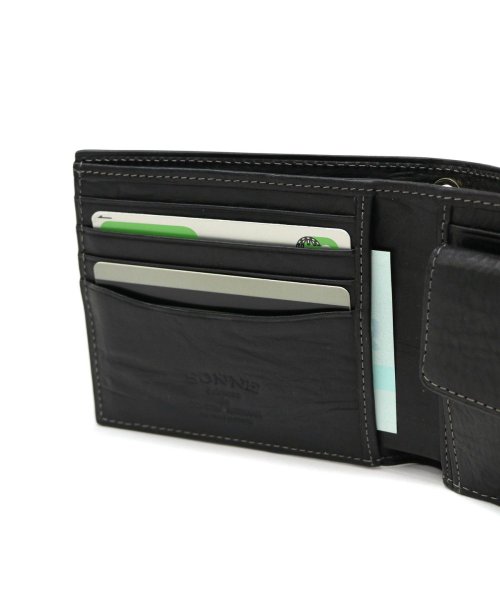 ゾンネ 財布 SONNE SCIROCCO シロッコ 二つ折り財布 二つ折り 折り財布 コンパクト 小銭入れ 本革 革 レザー SOD003B また 小銭入れ