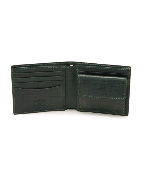 ゾンネ 財布 SONNE SCIROCCO シロッコ 二つ折り財布 二つ折り 折り財布 コンパクト 小銭入れ 本革 革 レザー SOD003B また 小銭入れ