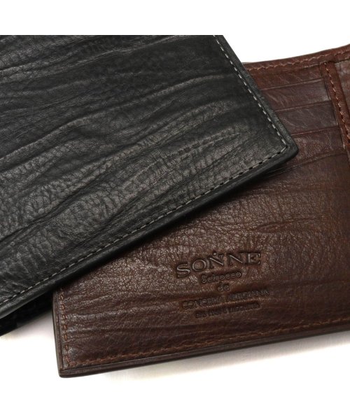 ゾンネ 財布 SONNE SCIROCCO シロッコ 二つ折り財布 二つ折り 折り財布 コンパクト 小銭入れ 本革 革 レザー SOD003B また 小銭入れ