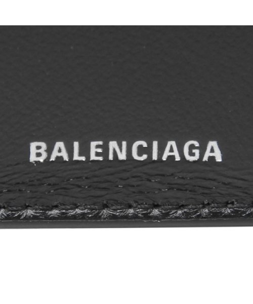 バレンシアガ 三つ折り財布 キャッシュ ロゴ ミニ財布 ブラック メンズ レディース Balenciaga 1izim 1090 バレンシアガ Balenciaga Magaseek