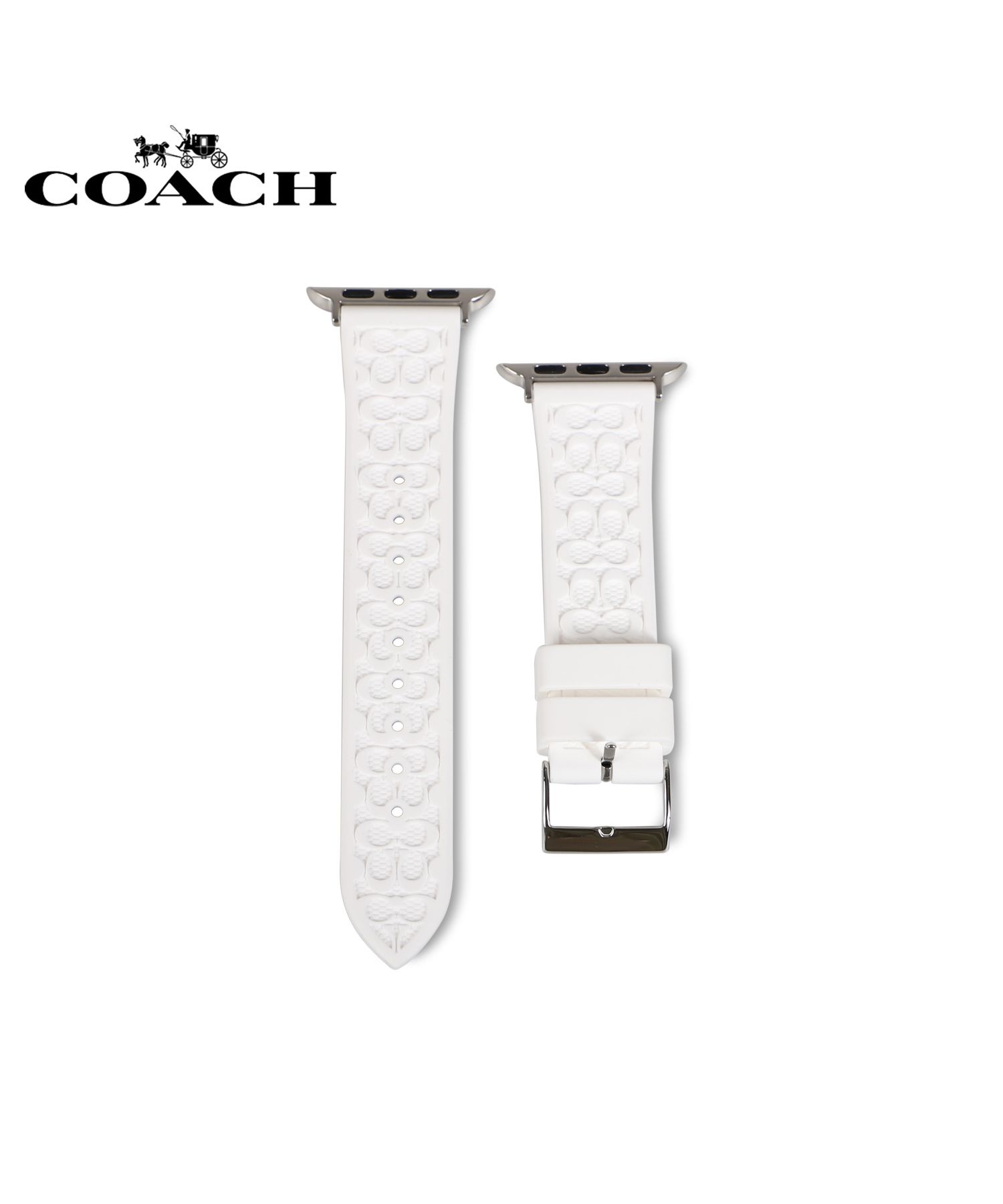 コーチ COACH 腕時計 アップルウォッチ バンド ベルト レディース APPLE WATCH STRAPS FITS ホワイト 白 14700050