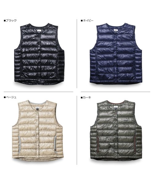 NANGA(ナンガ)/ ナンガ NANGA インナーダウン ダウンベスト レディース INNER DOWN VEST ブラック ネイビー ベージュ カ/img02