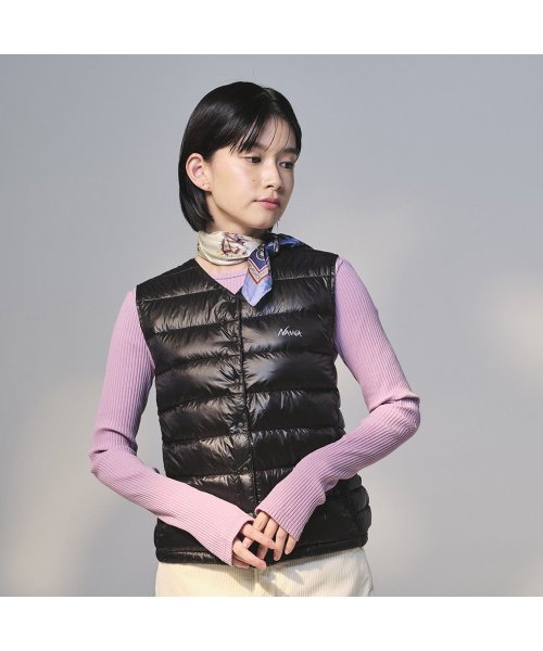 NANGA(ナンガ)/ ナンガ NANGA インナーダウン ダウンベスト レディース INNER DOWN VEST ブラック ネイビー ベージュ カ/img14