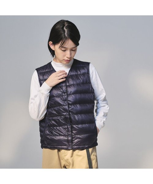 NANGA(ナンガ)/ ナンガ NANGA インナーダウン ダウンベスト レディース INNER DOWN VEST ブラック ネイビー ベージュ カ/img17