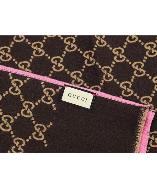 GUCCI(グッチ)/【GUCCI(グッチ)】GUCCI グッチ GG WOOL SILK SCARF ストール/img01