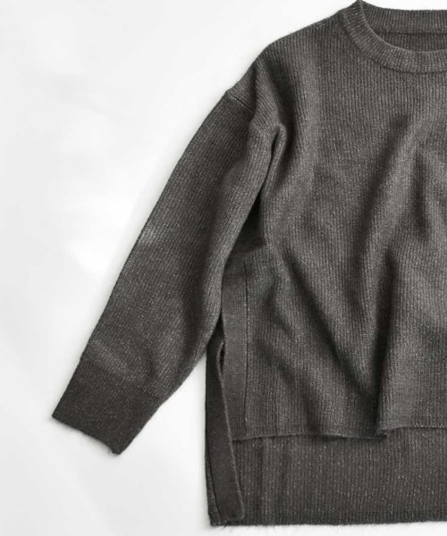 ARGO TOKYO(アルゴトウキョウ)/サイドスリットニットトップス 25102 Side slit knit pullover/img19